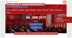 Desktop Screenshot of marken-kongress.ch